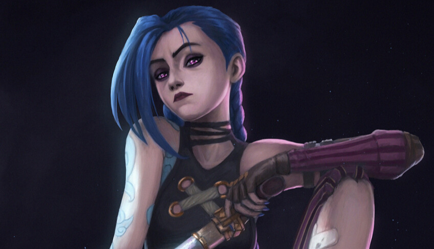 Jinx 'Piltover Sector Terrorist' Mugshot